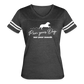 RUN YOUR DOG - AUSSIE - Women’s Vintage Sport T-Shirt - vintage smoke/white