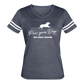 RUN YOUR DOG - AUSSIE - Women’s Vintage Sport T-Shirt - vintage navy/white