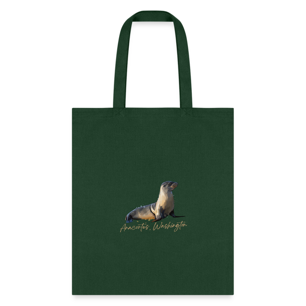 SEA LION ANACORTES Tote Bag - forest green