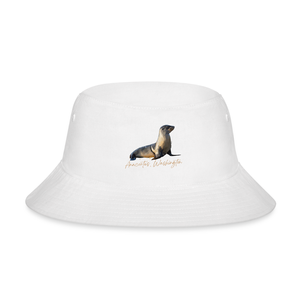 SEA LION ANACORTES Bucket Hat - white