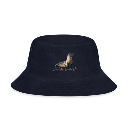 SEA LION ANACORTES Bucket Hat - navy