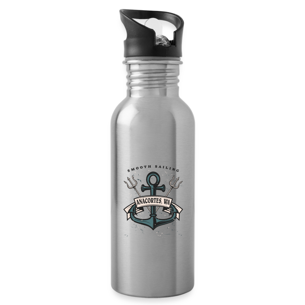 ANCHOR  ANACORTES Water Bottle - silver