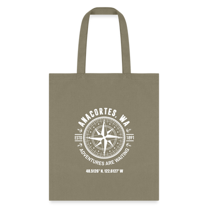 ANACORTES COMPASS Tote Bag - khaki