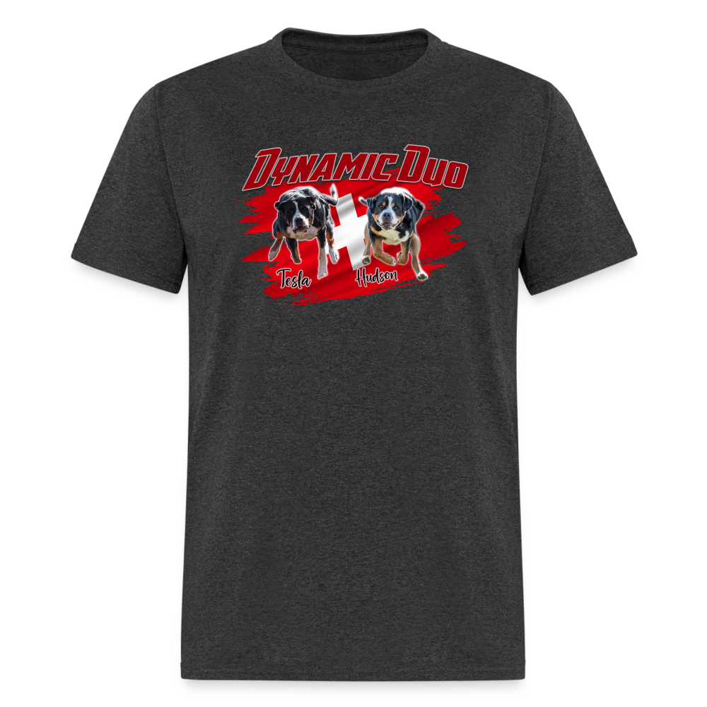 Dynamic Duo HUDSON TESLA Unisex Classic T-Shirt - heather black