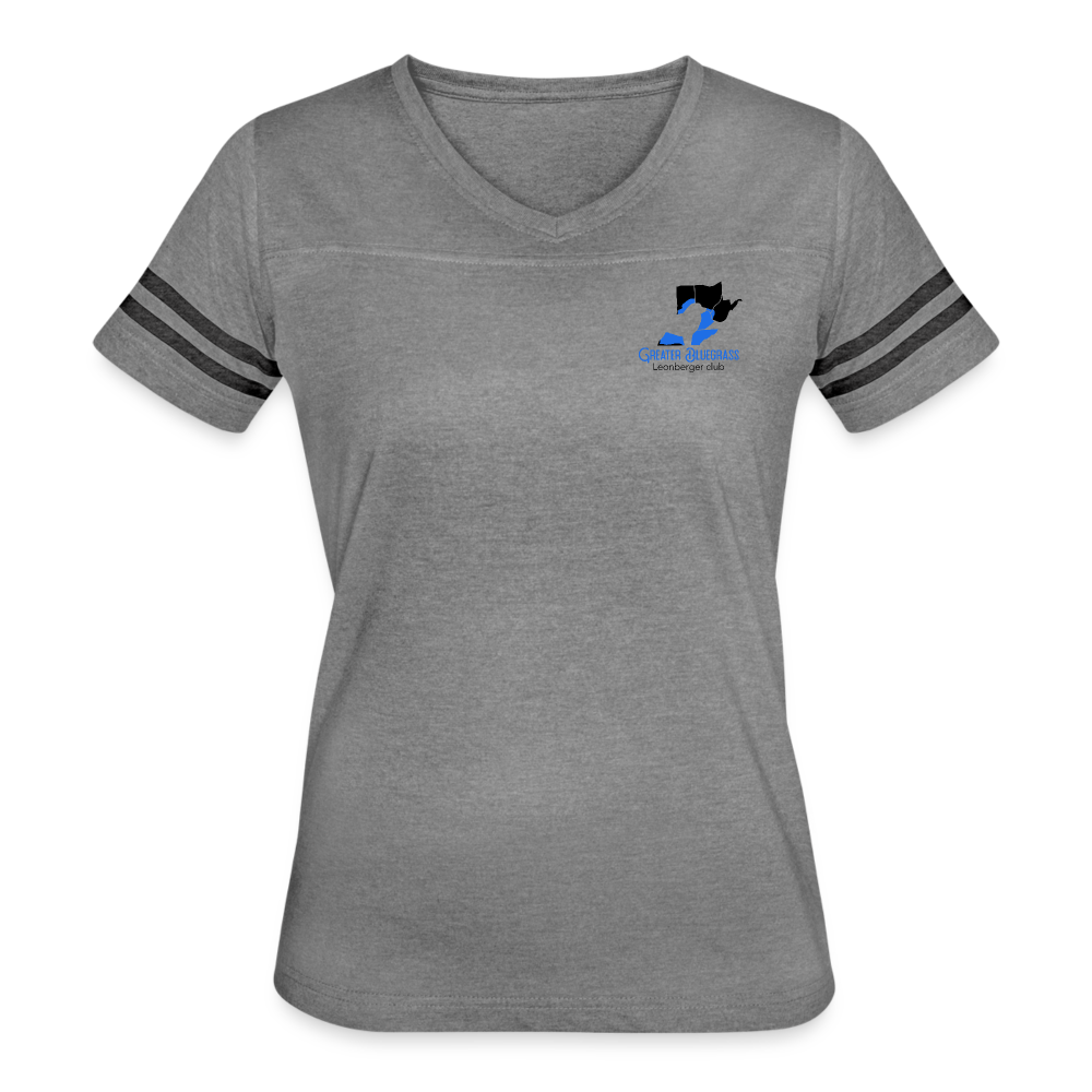 Leonberger Club Women’s Vintage Sport T-Shirt - heather gray/charcoal