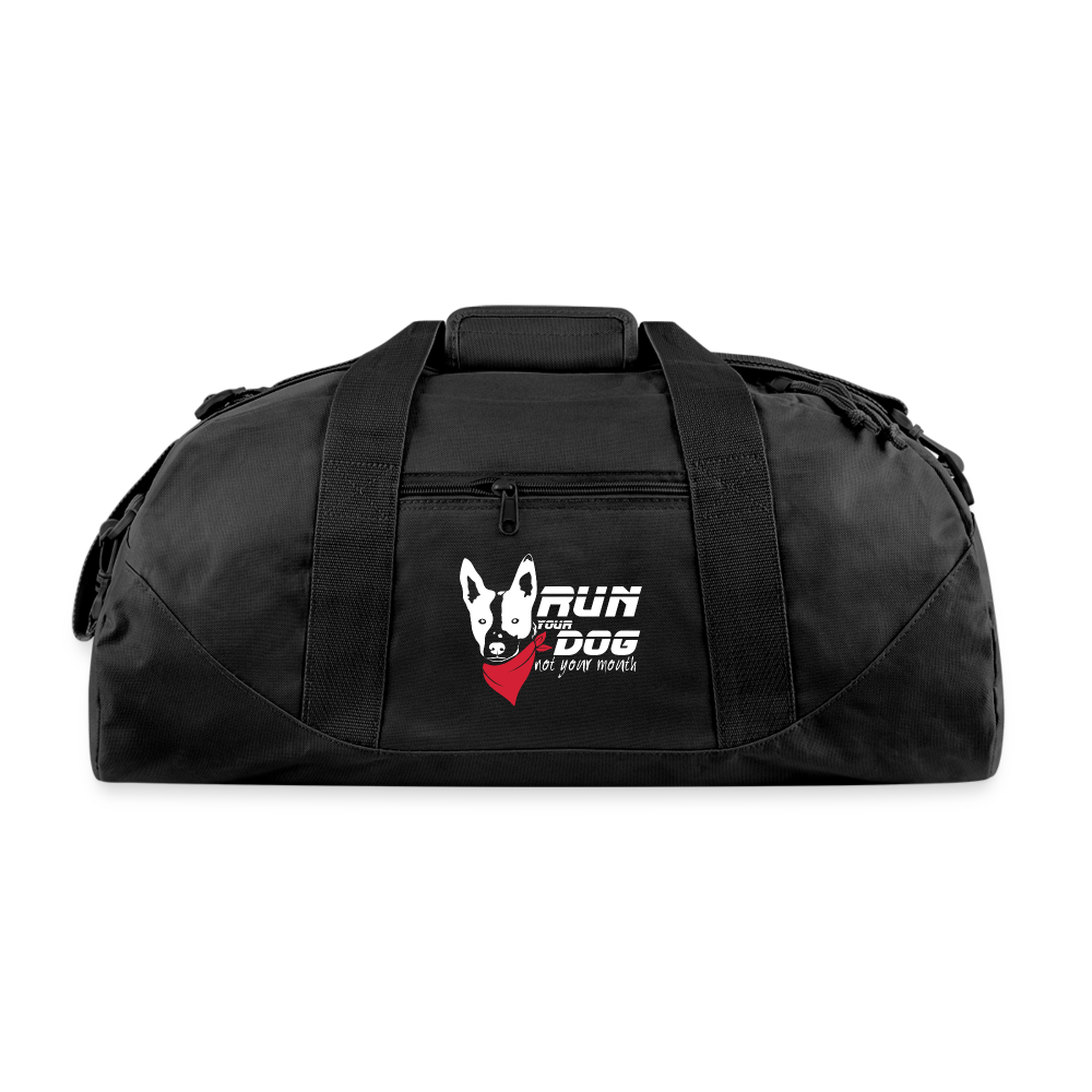 HUCK  - Run your Dog Recycled Duffel Bag - black