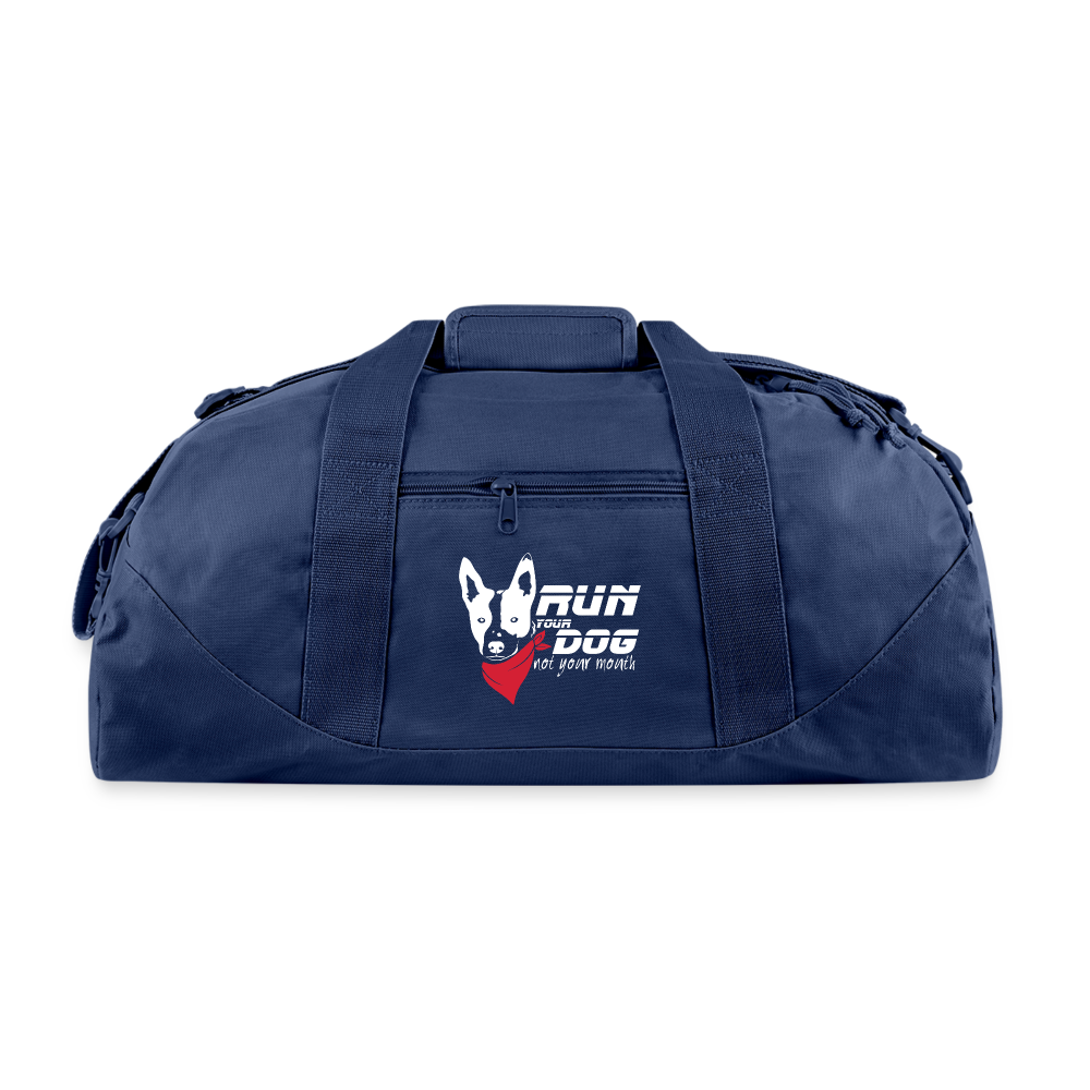 HUCK  - Run your Dog Recycled Duffel Bag - navy