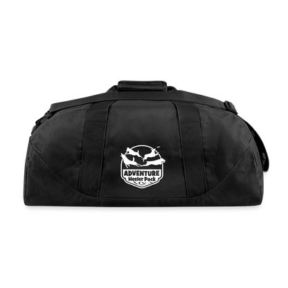 Adventure Heelers Dark Recycled Duffel Bag - black