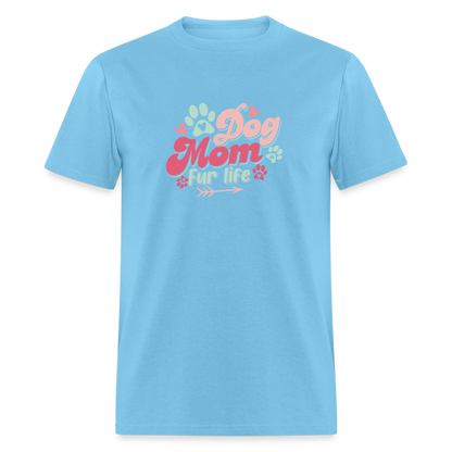 DOG MOM Unisex Classic T-Shirt - aquatic blue