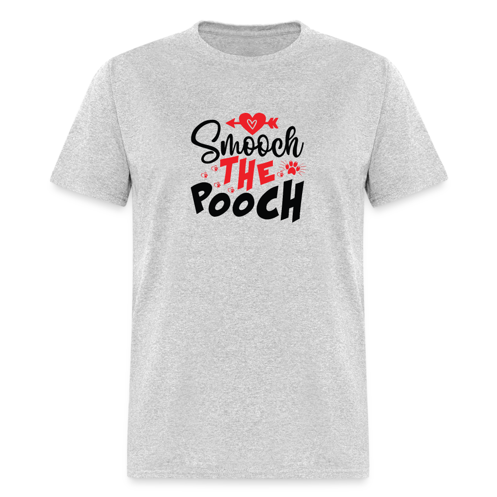 SMOOCH THE POOCH Unisex Classic T-Shirt - heather gray