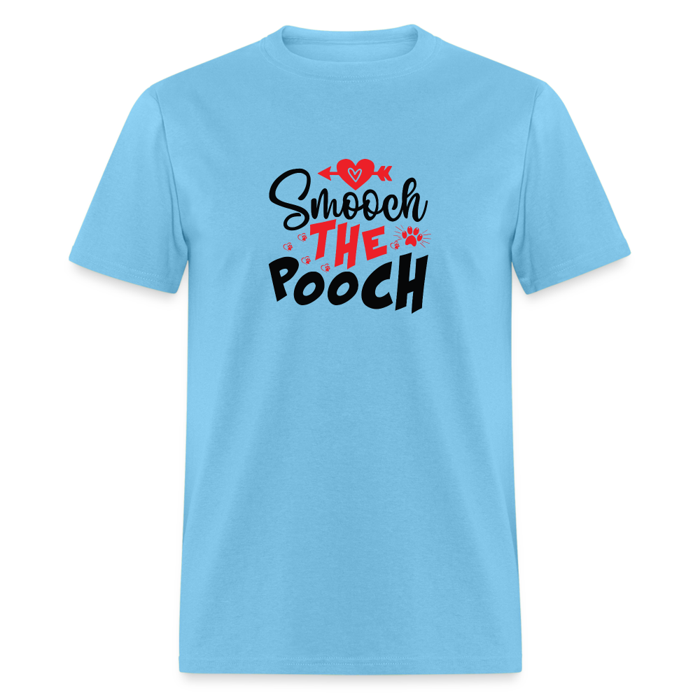 SMOOCH THE POOCH Unisex Classic T-Shirt - aquatic blue