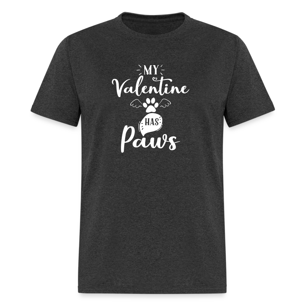 VALENTINES HAS PAWS Unisex Classic T-Shirt - heather black