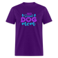 ANTI SOCIAL DOG MOM Unisex Classic T-Shirt - purple