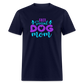 ANTI SOCIAL DOG MOM Unisex Classic T-Shirt - navy