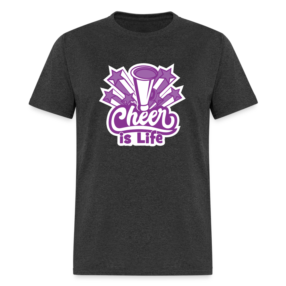 CHEER IS LIFE Unisex Classic T-Shirt - heather black