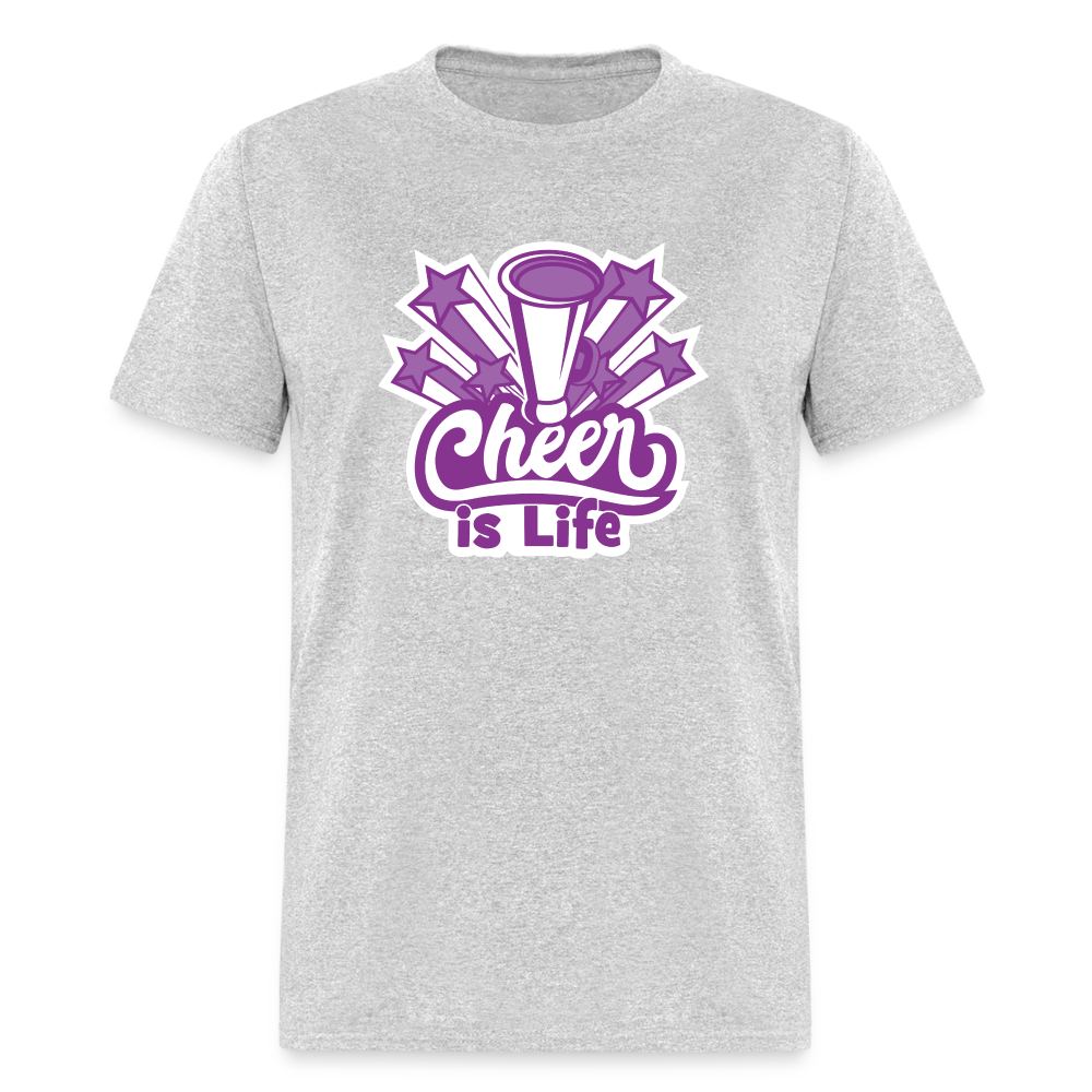 CHEER IS LIFE Unisex Classic T-Shirt - heather gray