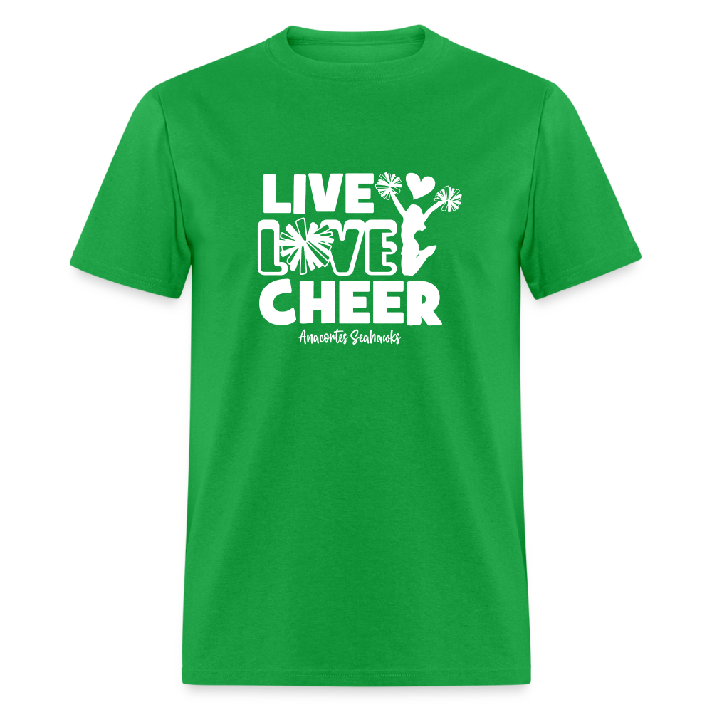 LIVE LOVE CHEER Unisex Classic T-Shirt - bright green