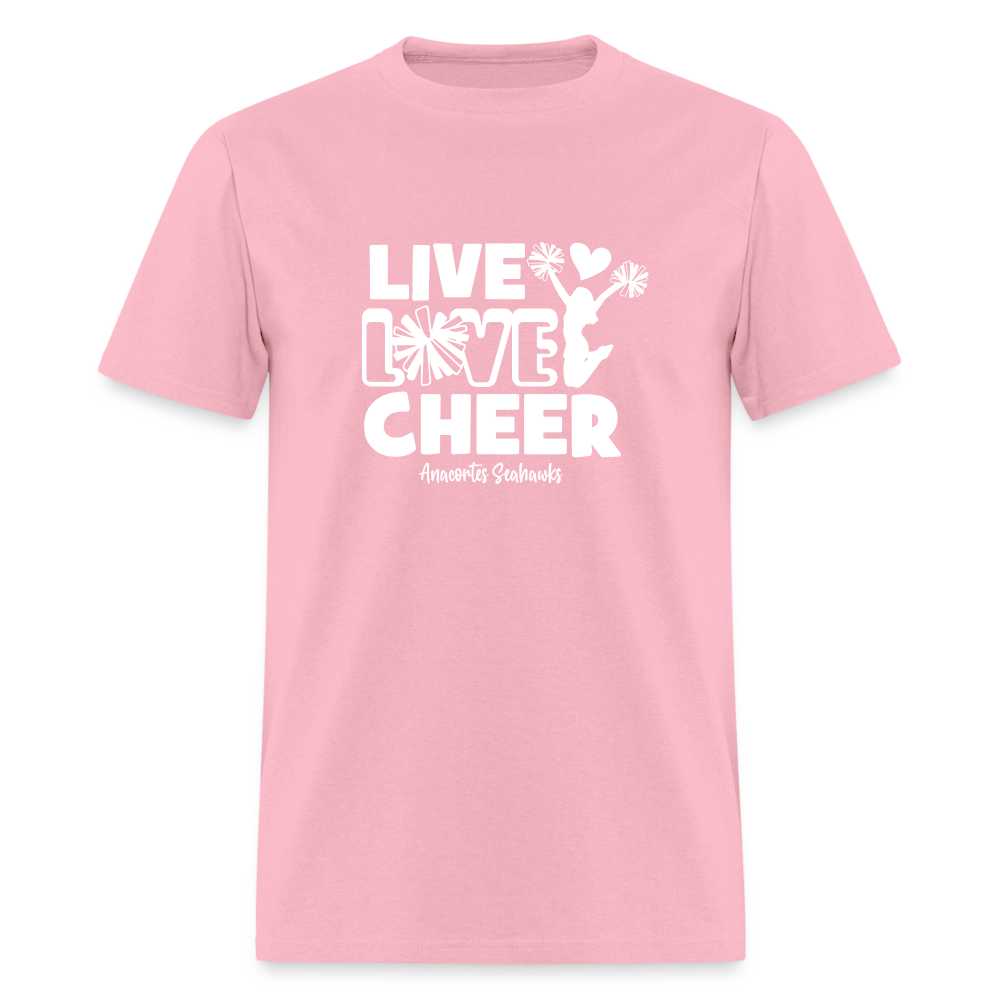LIVE LOVE CHEER Unisex Classic T-Shirt - pink