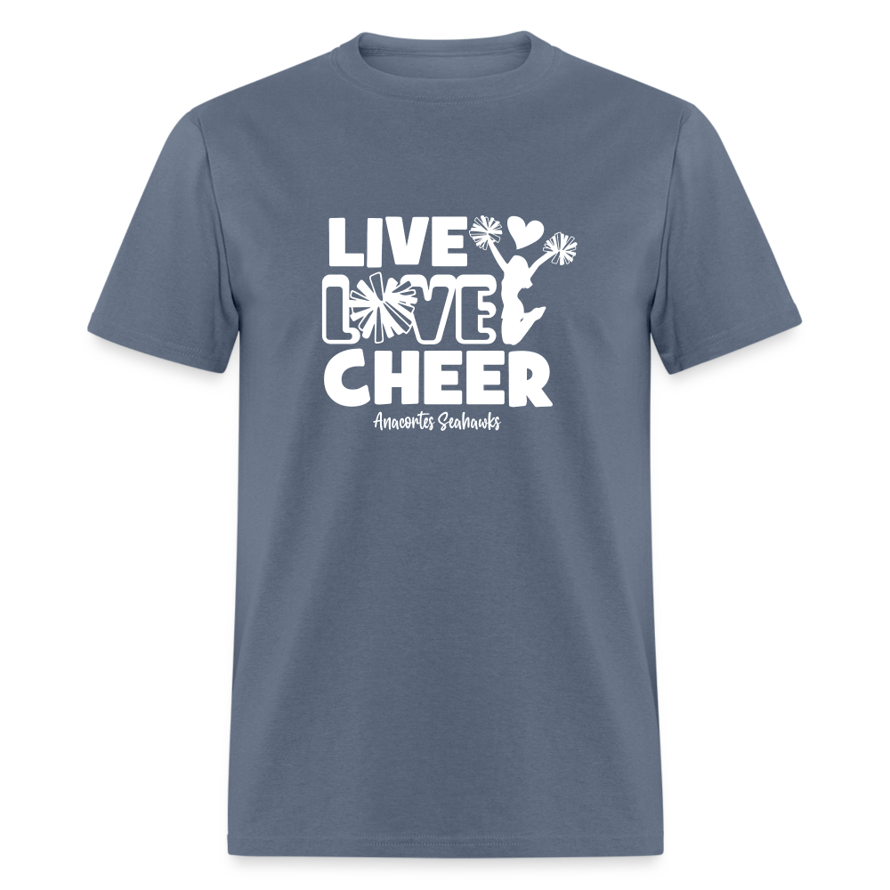 LIVE LOVE CHEER Unisex Classic T-Shirt - denim