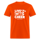 LIVE LOVE CHEER Unisex Classic T-Shirt - orange