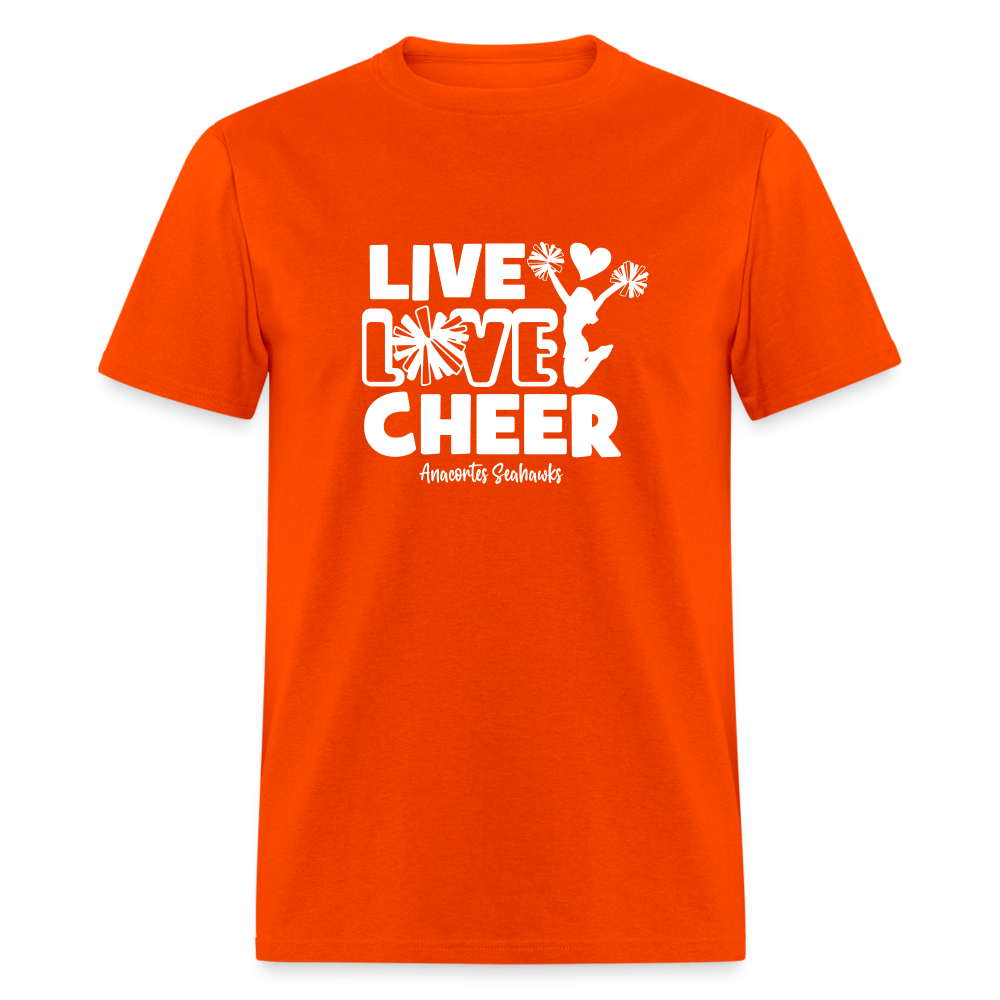 LIVE LOVE CHEER Unisex Classic T-Shirt - orange