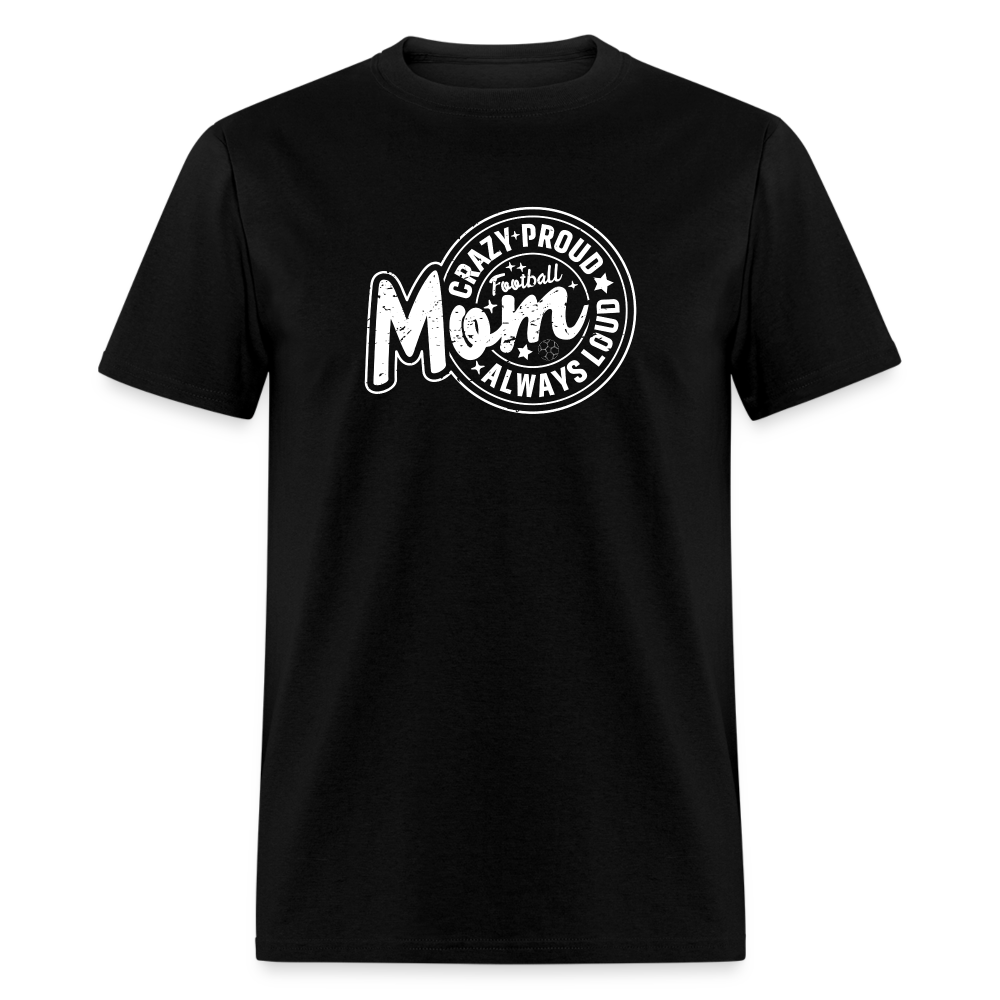 FOOTBALL MOM Unisex Classic T-Shirt - black