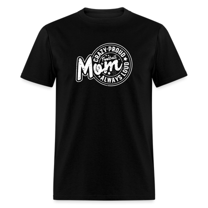 FOOTBALL MOM Unisex Classic T-Shirt - black