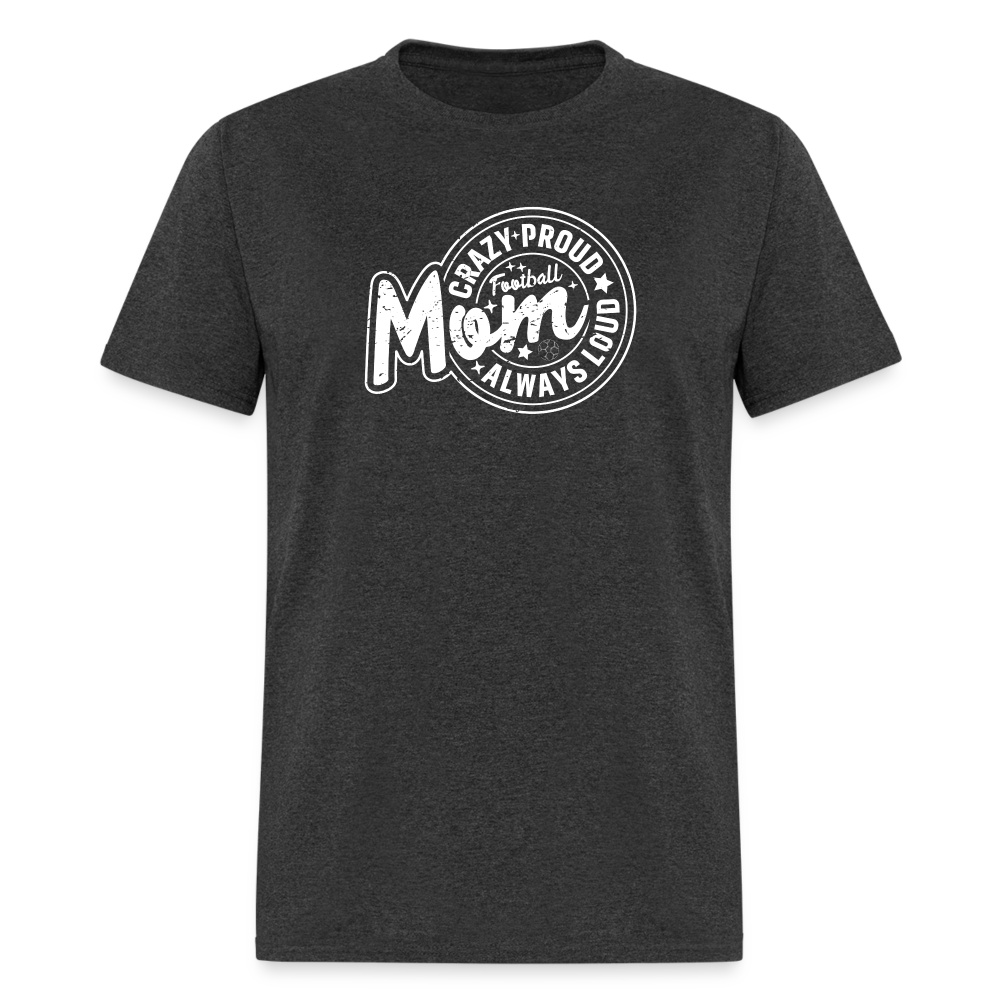 FOOTBALL MOM Unisex Classic T-Shirt - heather black