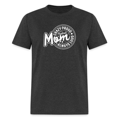 FOOTBALL MOM Unisex Classic T-Shirt - heather black