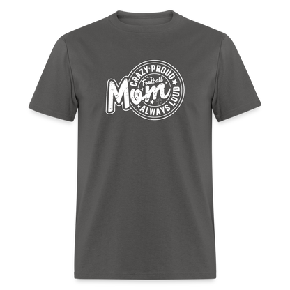 FOOTBALL MOM Unisex Classic T-Shirt - charcoal