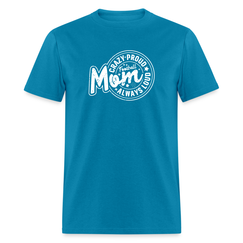 FOOTBALL MOM Unisex Classic T-Shirt - turquoise