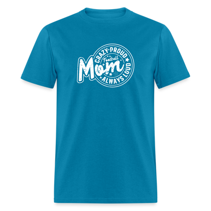 FOOTBALL MOM Unisex Classic T-Shirt - turquoise