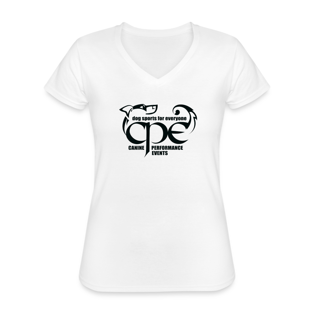 CPE  Women's V-Neck T-Shirt SPOD - white