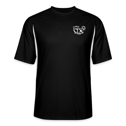CPE Men’s Cooling Performance Color Blocked Jersey - black/white