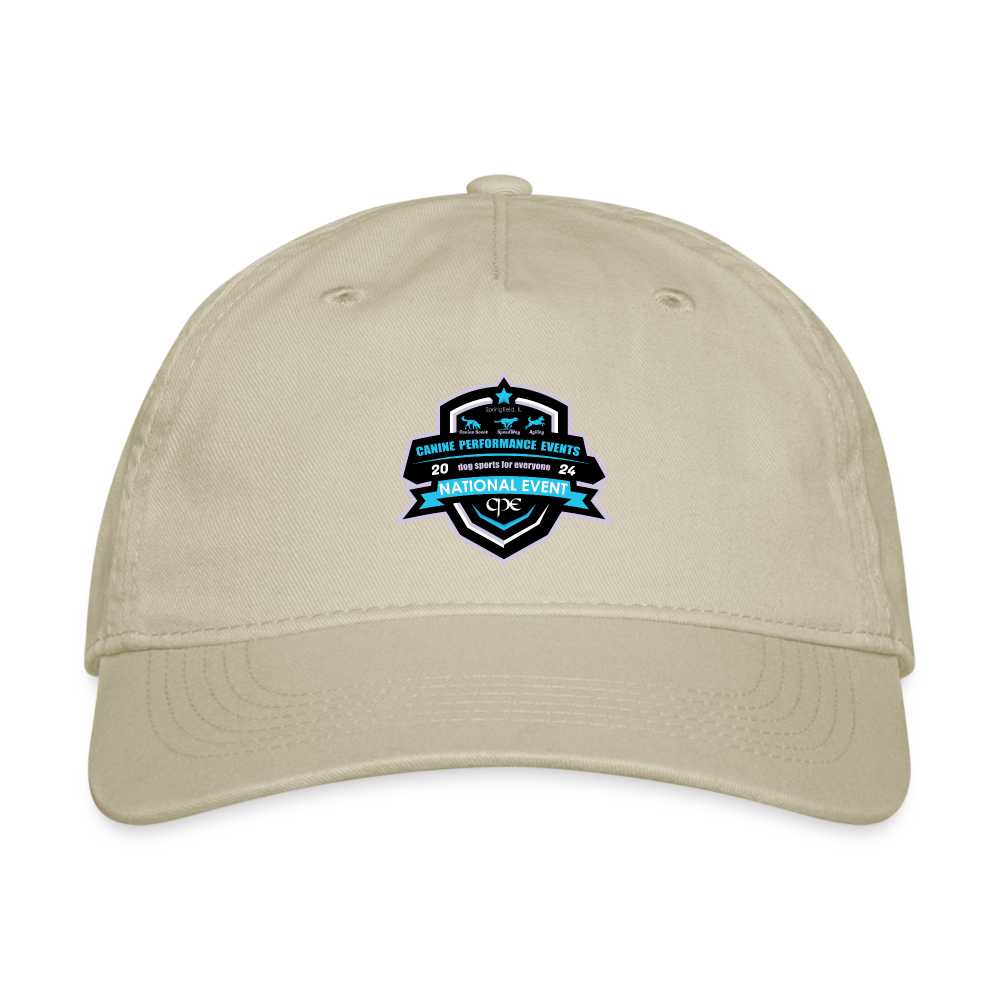 CPE NATIONALS Organic Baseball Cap - khaki