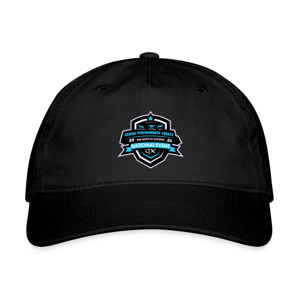 CPE NATIONALS Organic Baseball Cap - black