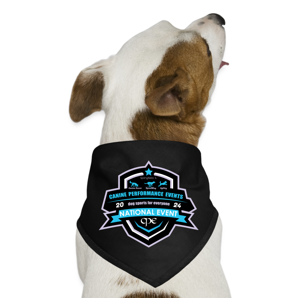 CPE NATIONALS Dog Bandana - black