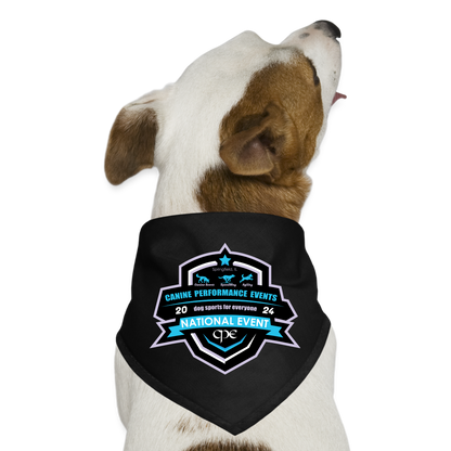 CPE NATIONALS Dog Bandana - black