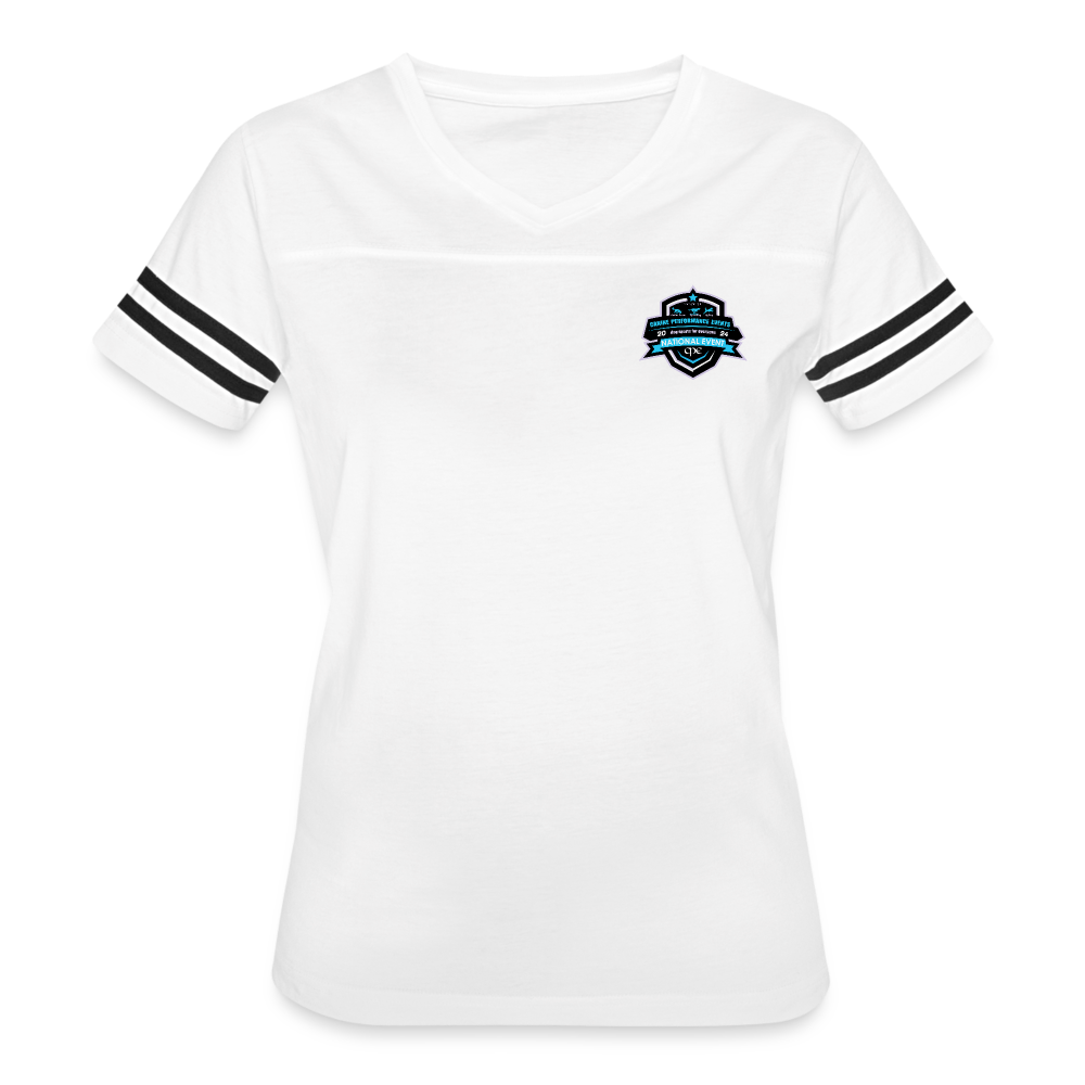 CPE NATIONALS Women’s Vintage Sport T-Shirt - white/black