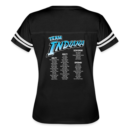 CP INDIANA Women’s Vintage Sport T-Shirt - black/white