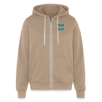 TEAM SILAS CPE Bella + Canvas Unisex Full Zip Hoodie - tan