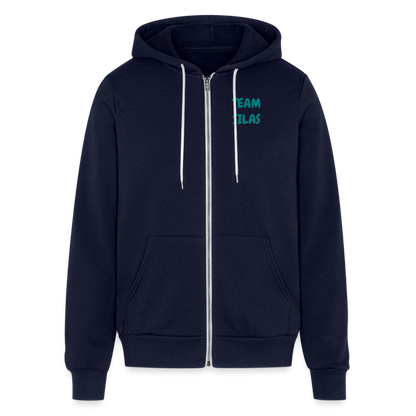 TEAM SILAS CPE Bella + Canvas Unisex Full Zip Hoodie - navy