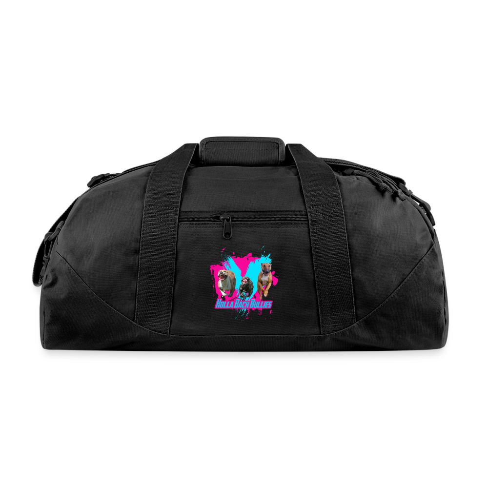 HOLLA BACK BULLIES Recycled Duffel Bag - black