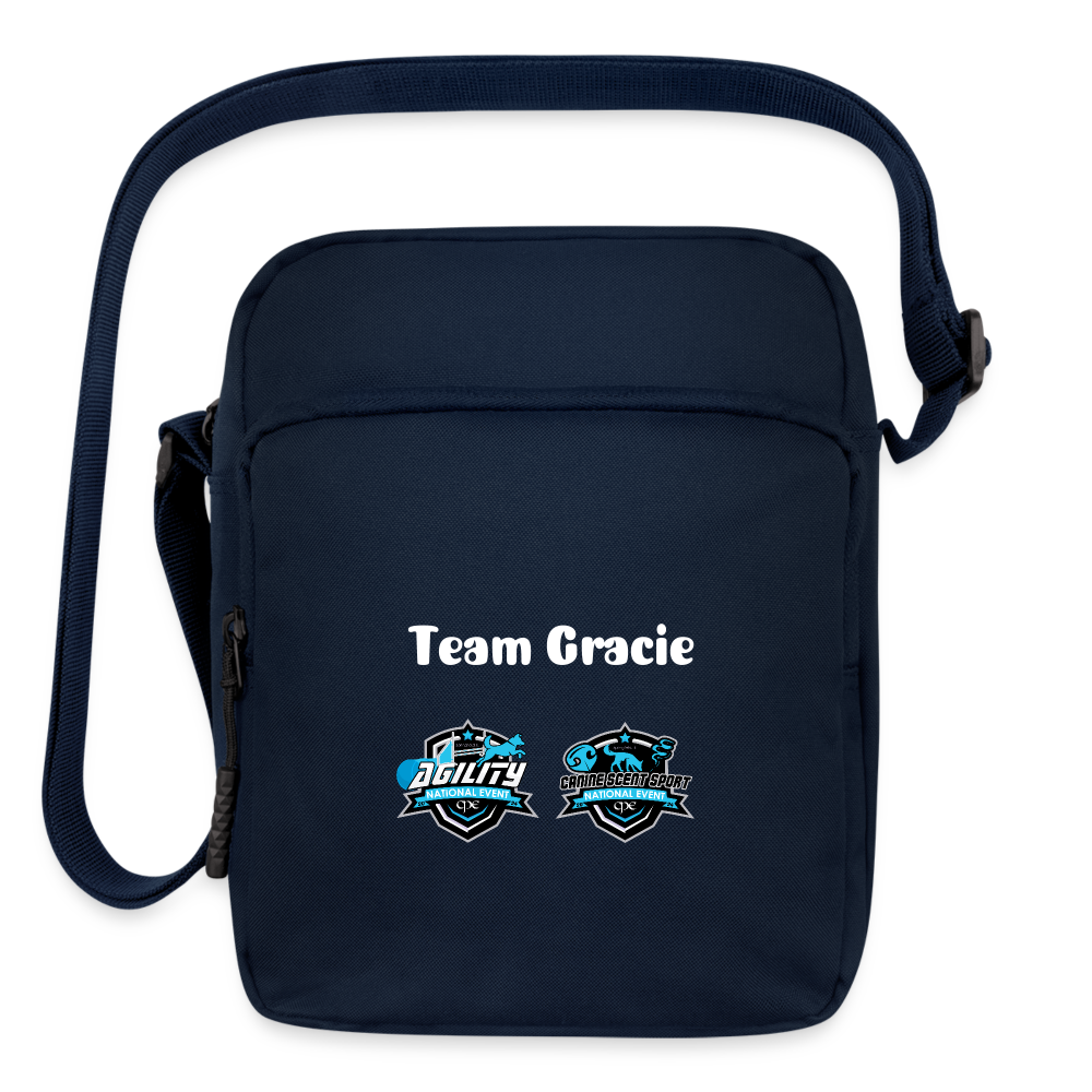 Team Gracie CPE Upright Crossbody Bag - navy