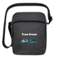 Team Gracie CPE Upright Crossbody Bag - charcoal grey