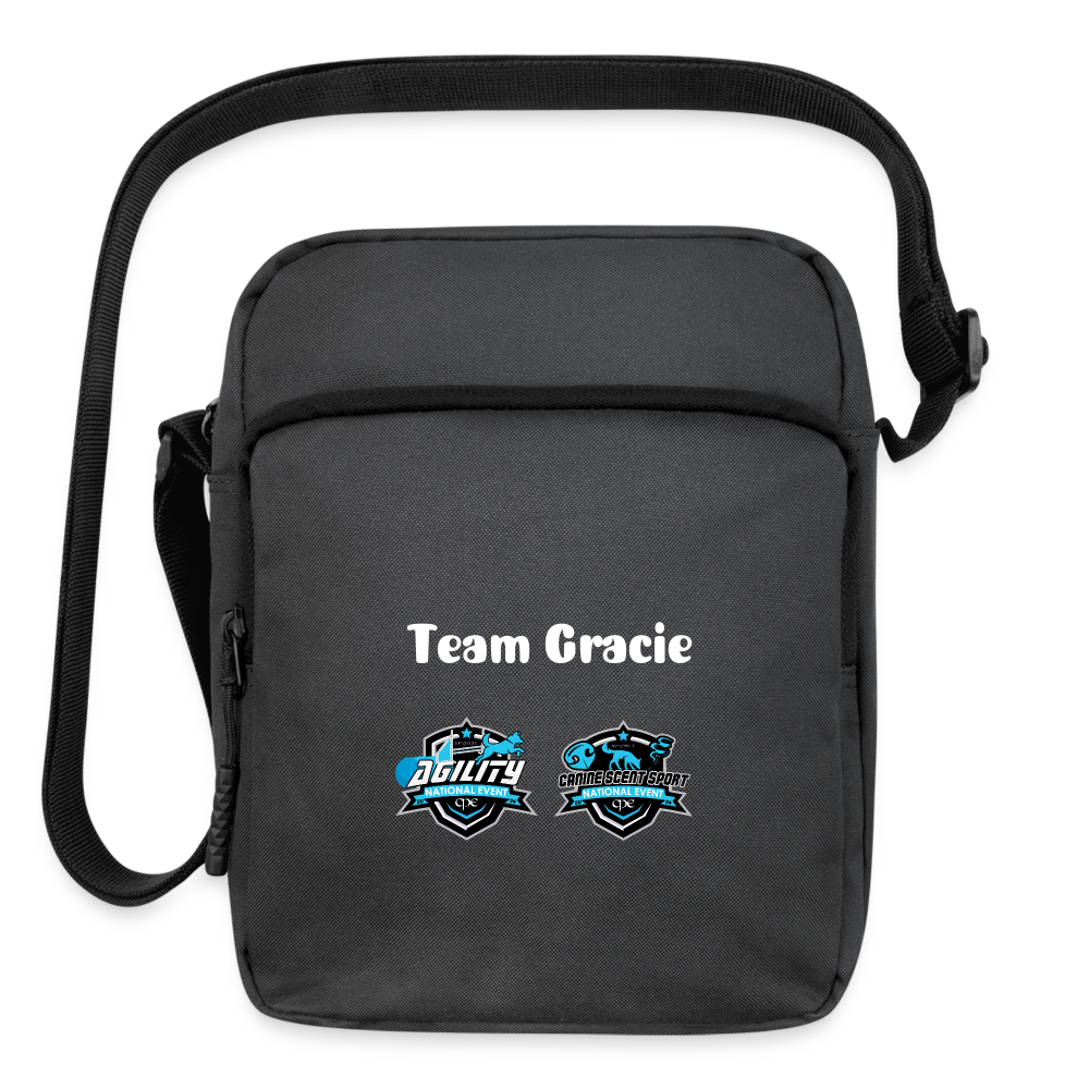 Team Gracie CPE Upright Crossbody Bag - charcoal grey