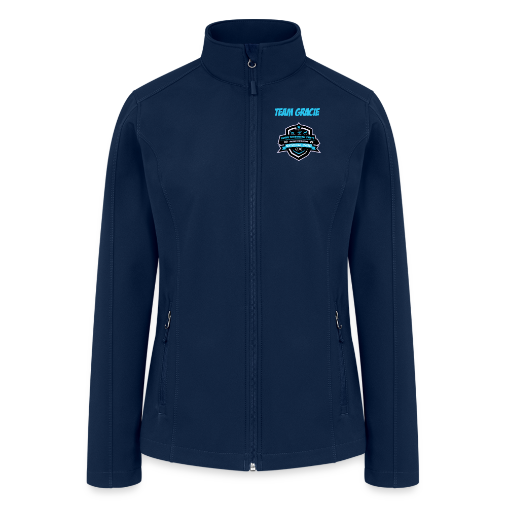 TEAM GRACIE - CPE Women’s Soft Shell Jacket - navy