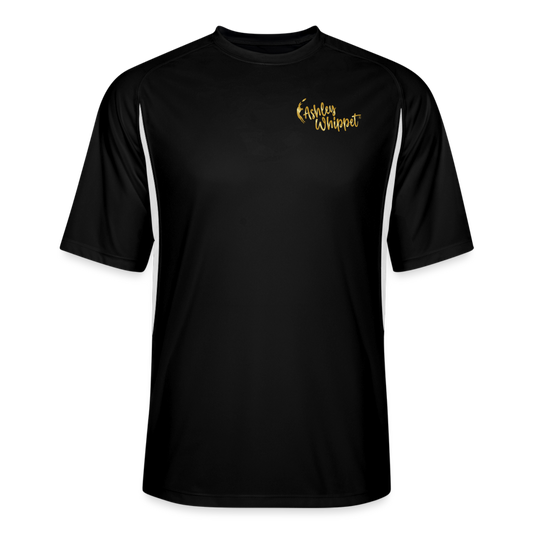 ASHLEY WHIPPET  Men’s Cooling Performance Color Blocked Jersey - black/white