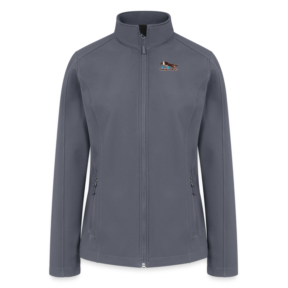 THEIR PLACE - TEAMS Women’s Soft Shell Jacket - gray