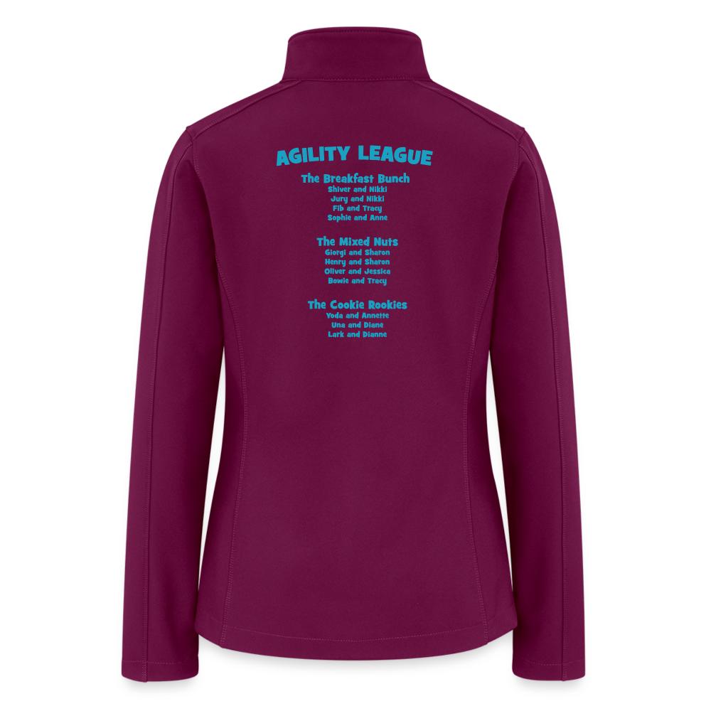 THEIR PLACE - TEAMS Women’s Soft Shell Jacket - raspberry